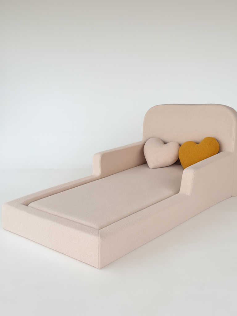 Детская бескаркасная кровать Softframe букле