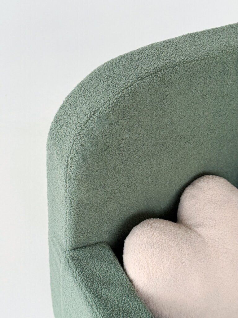 Детская бескаркасная кровать Mint букле